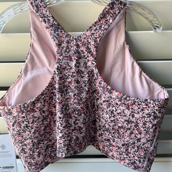 Athleta - NWT - 2X - Conscious Crop - Sports Bra - Multi Color - Removable Pads - Picture 3 of 11